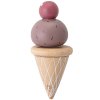 Eiscreme Spielset HASHAM, 5-teilig, rot, Holz, Bloomingville