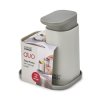 Seifenspender mit Schwammhalterung DUO 80072 240 ml, grau, Joseph Joseph