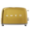 Toaster TSF01GOEU, 2 Scheiben, Gold, Smeg