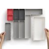 Schubladen-Organizer DUO BLOX 85191, 10-teilig, grau/rot, Joseph Joseph