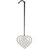 Weihnachtsschmuck HEART 7 cm, versilbert, Rosendahl