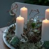 Weihnachtsbaumschmuck FLOWER GARLAND Rosendahl 7 cm silber