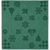 Weihnachtsserviette NATALE, 4er-Set, 45 x 45 cm, grün, Rosendahl