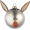Weihnachtskugel ASINELLO, grau, Alessi