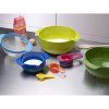 Küchenschüssel MULTI-COLOUR NEST™ 9 PLUS , set à 9 st, stapelbar, mit Messbecher, farbig, Joseph Jose