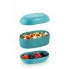 Lunchbox FOOD A PORTER, 2 Fächer, blau, Alessi