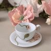Teetasse mit Untertasse HAMMERSHOI POPPY, 380 ml, weiß, Kähler