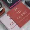 Gästebuch, rot / rosa, Printworks