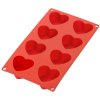 Backform HERZ, rot, Silikon, Lékué