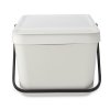 Mülleimer SORT & GO 20 l, stapelbar, hellgrau, Brabantia