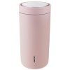 Isolierbecher TO GO CLICK 400 ml, matt rosa, Stelton