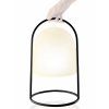 Solárny lampáš, 43 cm, čierna,Eva Solo