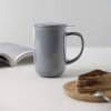 Teetasse mit Sieb MINIMA 500 ml, hellgrau, Viva Scandinavia