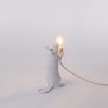 Tischlampe MOUSE STANDING 14,5 cm, USB-Anschluss, weiß, Seletti