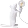 Tischlampe MOUSE STANDING 14,5 cm, USB-Anschluss, weiß, Seletti