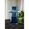 Vase TUBE 30 cm, dunkelblau, Glas, Lyngby Glas