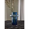 Vase TUBE 30 cm, dunkelblau, Glas, Lyngby Glas