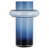 Vase TUBE 30 cm, dunkelblau, Glas, Lyngby Glas