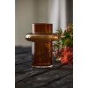 Vase TUBE 20 cm, Bernstein, Glas, Lyngby Glas
