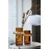 Vase TUBE 25 cm, Bernstein, Glas, Lyngby Glas