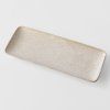 Servierteller WHITE FADE 29,5 x 12 cm, beige, keramik, MIJ