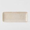 Servierteller WHITE FADE 29,5 x 12 cm, beige, keramik, MIJ
