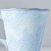Becher mit unregelmäßigem Rand Teetasse hellblau 180 ml MIJ