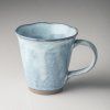 Becher mit unregelmäßigem Rand Teetasse hellblau 180 ml MIJ