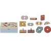Spielset Lunchbox THYLA, 12-teilig, blau, Holz, Bloomingville