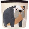 Kinder Aufbewahrungsbox BULDOG 43 cm, beige, 3 Sprouts