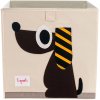Kinder Aufbewahrungsbox DOG 33 cm, beige, 3 Sprouts