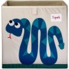 Kinder Aufbewahrungsbox SNAKE 33 cm, beige, 3 Sprouts