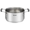 Kochtopfset OPTI'SPACE G737S544, 5-teilig, silber, Edelstahl, Tefal