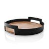 Servírovací podnos NORDIC KITCHEN 35 cm, čierny, plast/bambus, Eva Solo