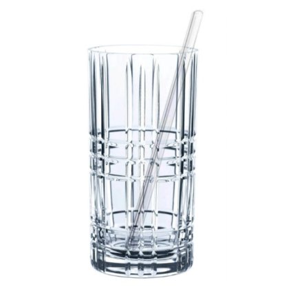 Pikk klaas kõrrega TASTES GOOD, 4 x 445 ml, Nachtmann