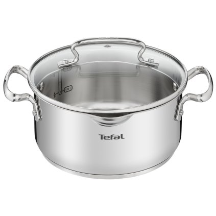 168842 kastrol duetto g7194455 20 cm 3 l s poklici tefal