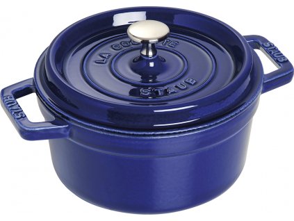 Madal pott 30 cm, tumesinine, malm, Staub