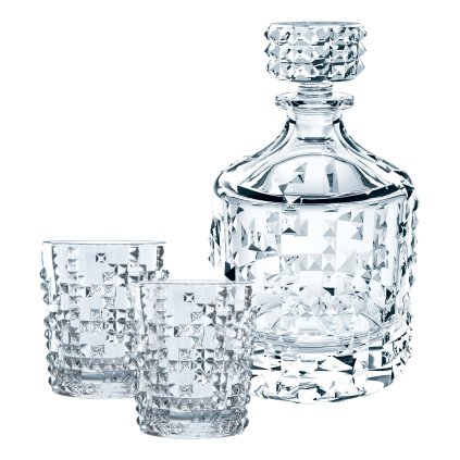 Viskiklaaside ja -karahvini komplekt PUNK, 3-osaline komplekt, Nachtmann