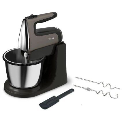 Käsimikser POWERMIX SILENCE HT654E38, hõbe, Tefal