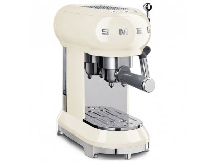 Käpaga espressomasin ECF01CREU, kreemjas, Smeg