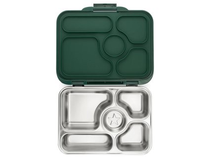 Lõunakarp PRESTO 5 925 ml, 5 lahtrit, roheline, Yumbox