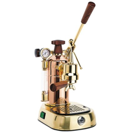 Käpaga espressomasin RAME GOLD, kuldne, La Pavoni