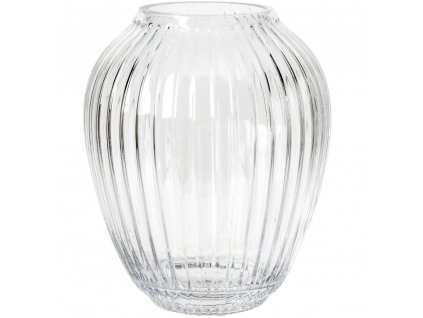 Vaas HAMMERSHOI 18,5 cm, läbipaistev klaas, Kähler