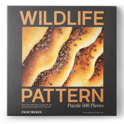 Pusle WILDIFE PATTERNS BEE, 500 tk, Printworks