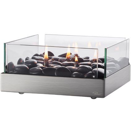 Õlilamp FIREPLACE 23 cm, hõbedane, Philippi