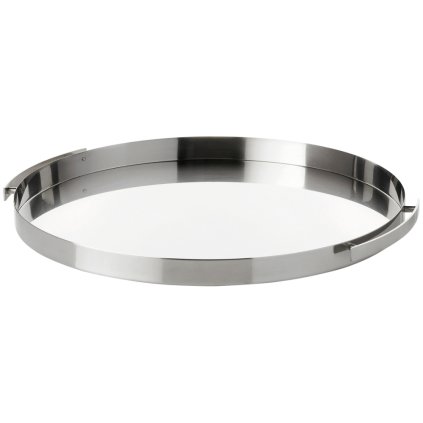 Serveerimiskandik ARNE JACOBSEN 33,5 cm, hõbedane, Stelton