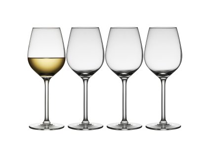 Valge veini pokaal JUVEL, 4 tk komplektis, 380 ml, Lyngby Glas