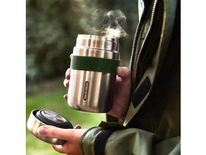 Lõunakarp 400 ml, oliiviroheline, roostevaba teras, Black+Blum