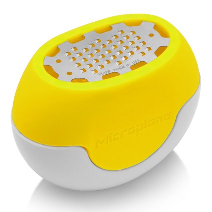 Kooreriiv FLEXI ZESTI 7 cm, kollane, silikoon, Microplane