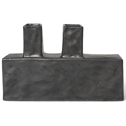 Vaas KOA 26 x 17 cm, must, keraamika, kindel LIVING